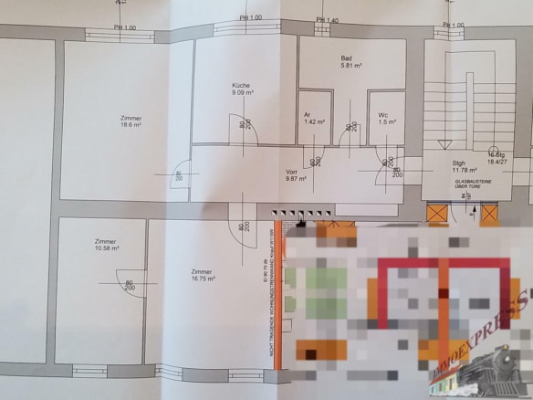 Grundriss Wohnung