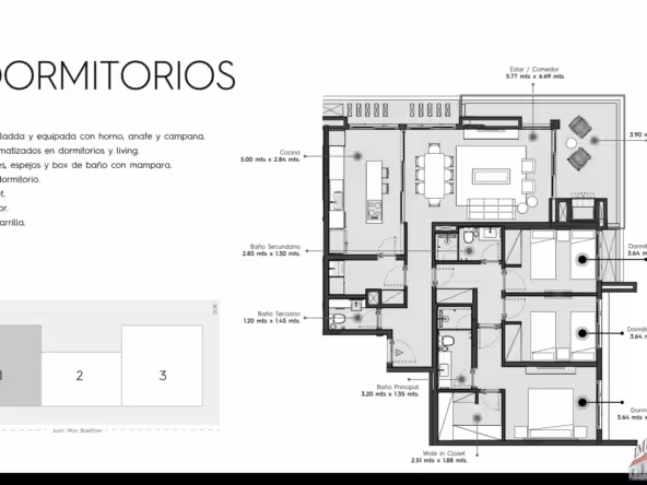 138m 3 dormitorios