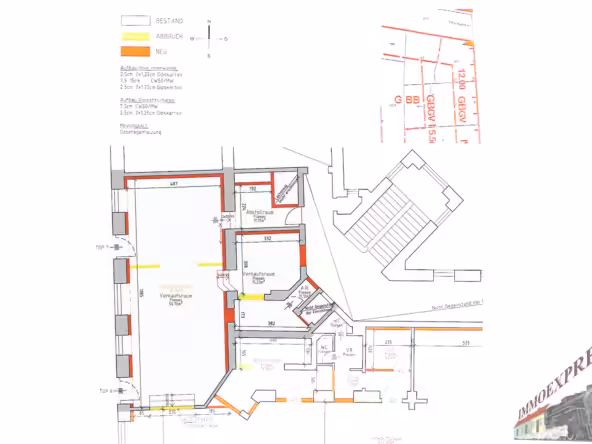 GRUNDRISS Meidlinger Hauptstraße 55 - Sechtergasse 20, 1120 Wien