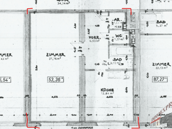 Grundriss 1100 Grudrunstraße 