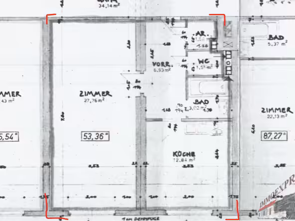 Grundriss 1100 Grudrunstraße 