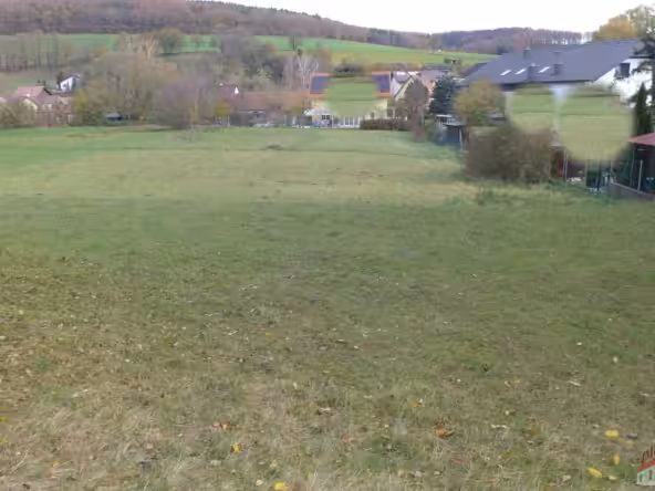 Gemähtes Grundstück