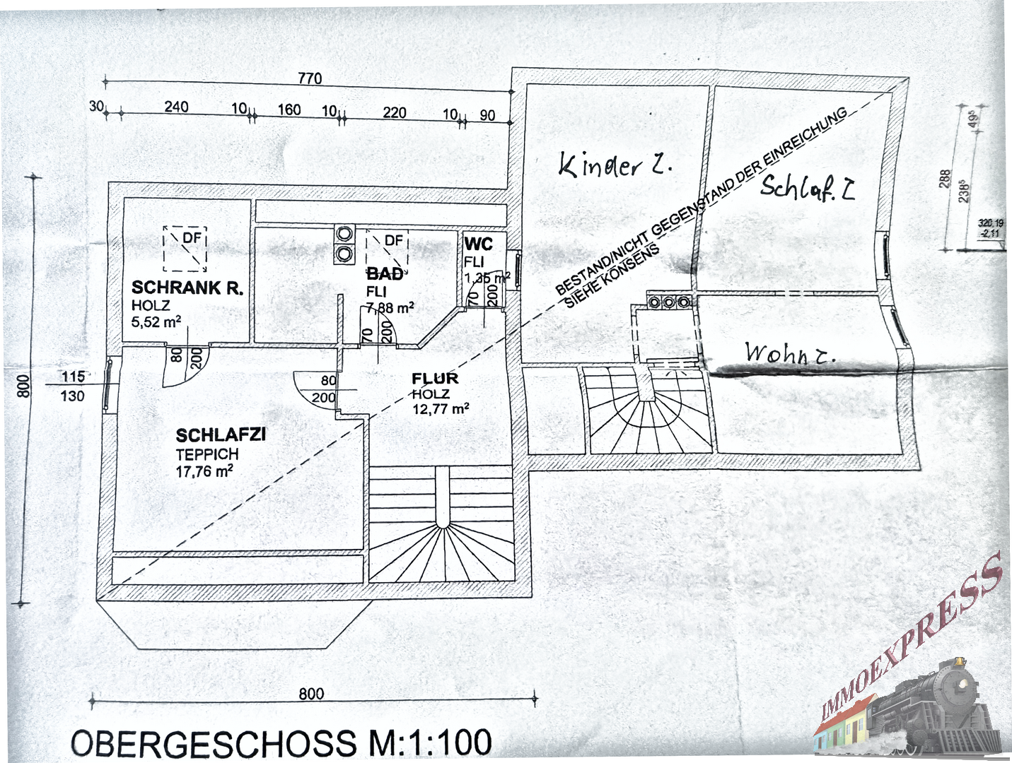 Obergeschoss Plan