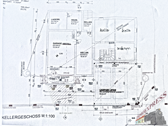 Kellergeschoss Plan