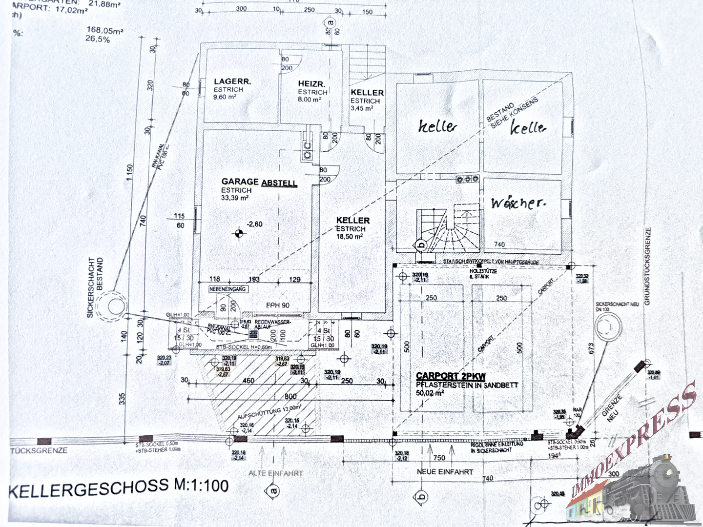 Kellergeschoss Plan