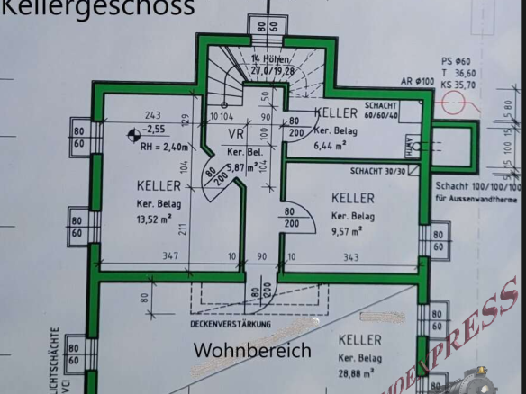 Grundriss Kellergeschoss